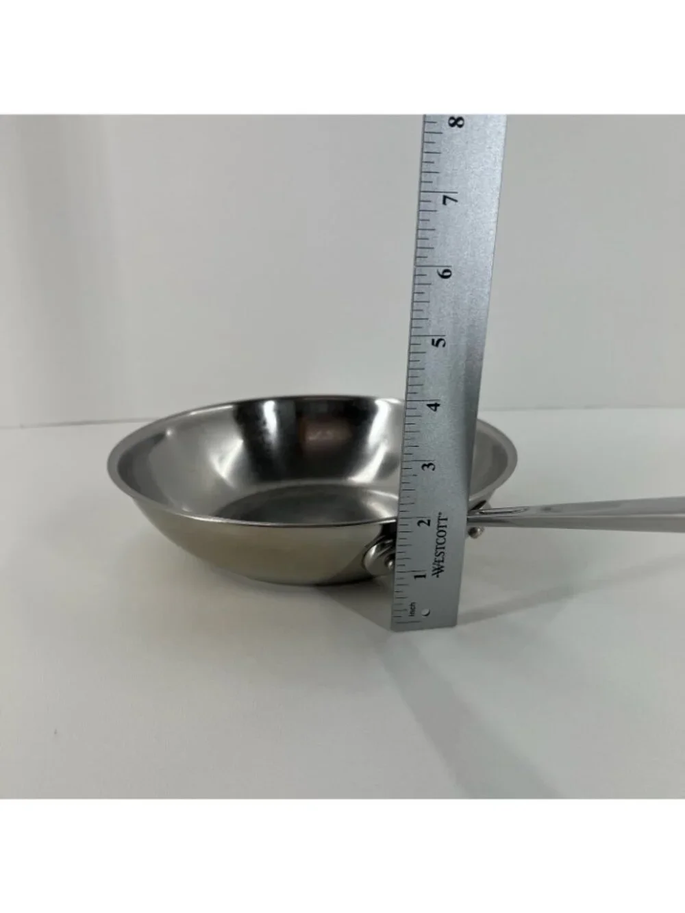 Emeril Stainless Steel Copper Core 8 inch Fry Pan Skillet Frying Cookware Round
